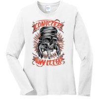 Convicted Ladies Long Sleeve Shirt