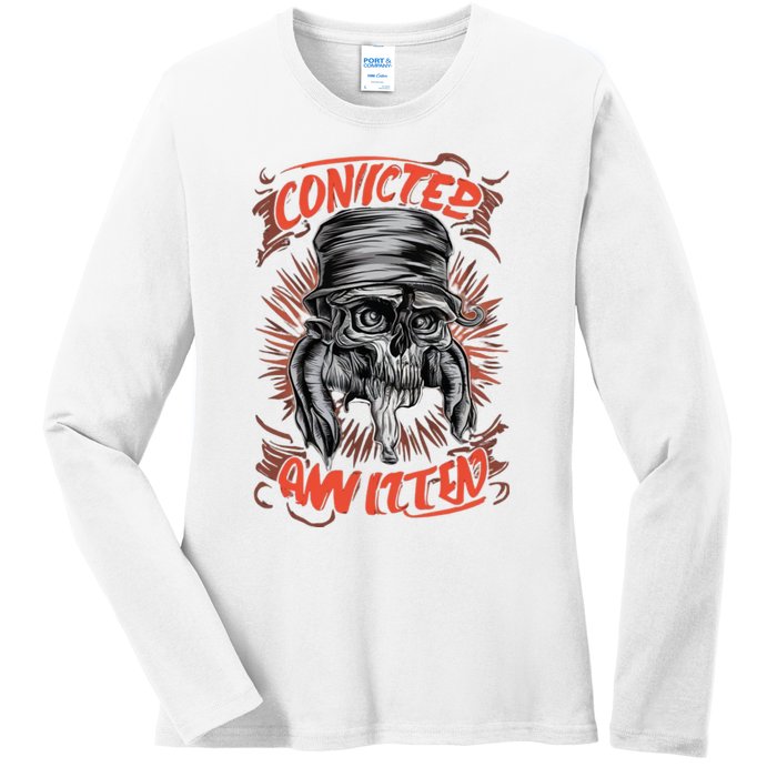 Convicted Ladies Long Sleeve Shirt