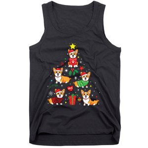 Corgi Christmas Ornament Tree Decor Funny Dog Gift Tank Top