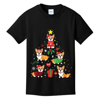 Corgi Christmas Ornament Tree Decor Funny Dog Gift Kids T-Shirt