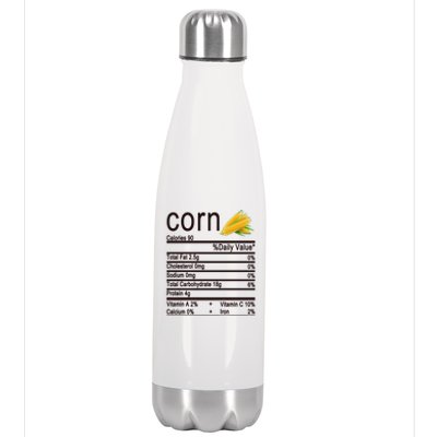 Corn Stainless Steel Insulated Water Bottle