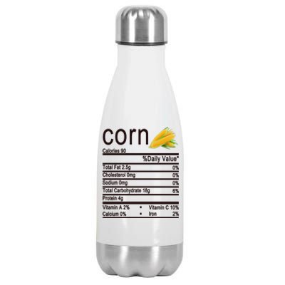 Corn Stainless Steel Insulated Water Bottle