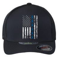 Colon Cancer Ribbon Flexfit Unipanel Trucker Cap