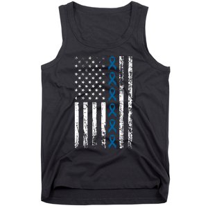 Colon Cancer Ribbon Tank Top