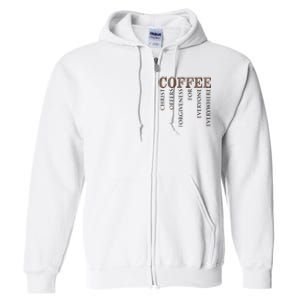 Coffee Christ Offers Forgiveness For Everyone Everywhere Full Zip Hoodie