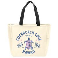Cockroach Cove Oahu Hawaii Sea Turtle Zip Tote Bag