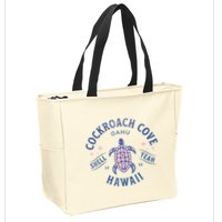 Cockroach Cove Oahu Hawaii Sea Turtle Zip Tote Bag