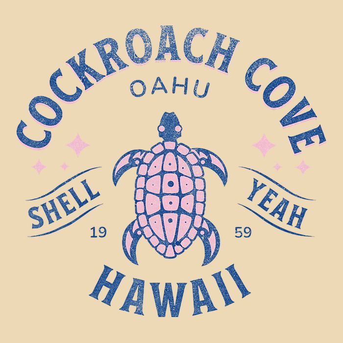 Cockroach Cove Oahu Hawaii Sea Turtle Zip Tote Bag