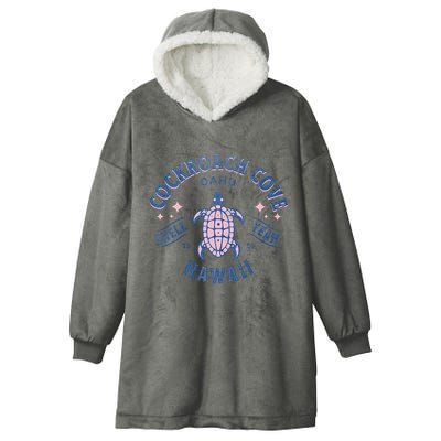Cockroach Cove Oahu Hawaii Sea Turtle Hooded Wearable Blanket