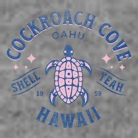 Cockroach Cove Oahu Hawaii Sea Turtle 7-Panel Snapback Hat