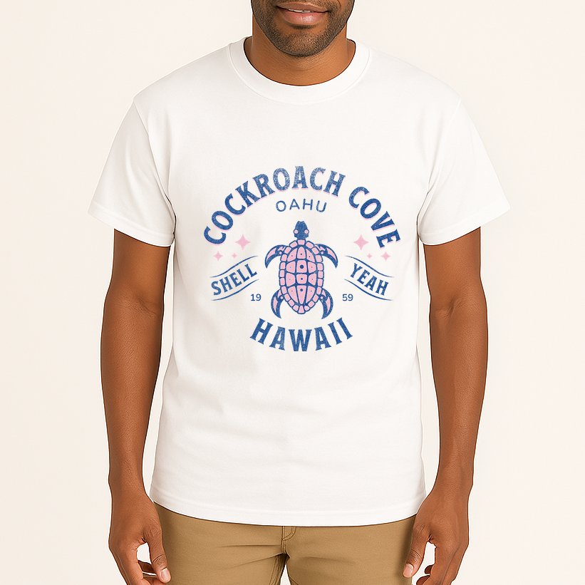 Cockroach Cove Oahu Hawaii Sea Turtle Tall T-Shirt
