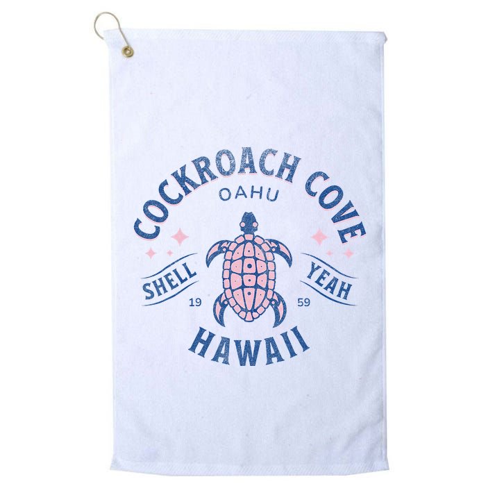 Cockroach Cove Oahu Hawaii Sea Turtle Golf Towel