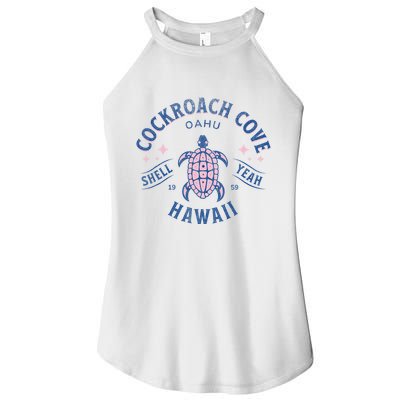 Cockroach Cove Oahu Hawaii Sea Turtle Women's Perfect Tri Rocker Tank