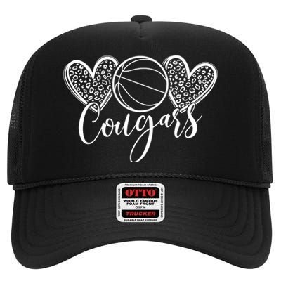 Cougars High Crown Mesh Back Trucker Hat