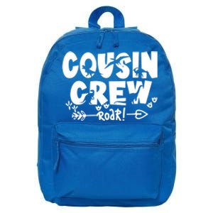 Cousin Crew Of Dinosaur Team Cousin Crew Meaningful Gift 16 in Basic Backpack