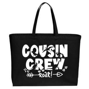 Cousin Crew Of Dinosaur Team Cousin Crew Meaningful Gift Cotton Canvas Jumbo Tote