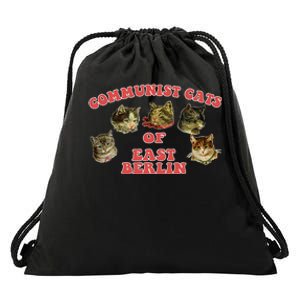 Communist Cats Of East Berlin Kitten Saying Drawstring Bag