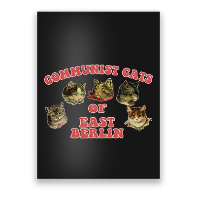 Communist Cats Of East Berlin Kitten Saying Poster