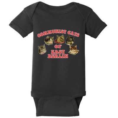 Communist Cats Of East Berlin Kitten Saying Baby Bodysuit