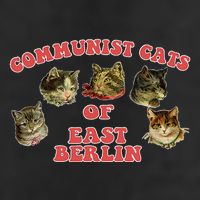 Communist Cats Of East Berlin Kitten Saying Hat