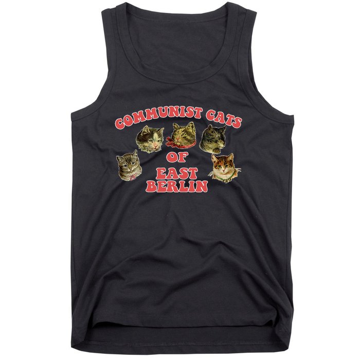 Communist Cats Of East Berlin Kitten Saying Tank Top