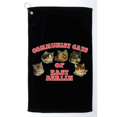 Communist Cats Of East Berlin Kitten Saying Golf Towel