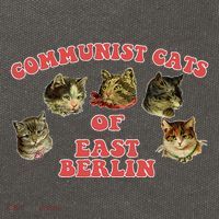 Communist Cats Of East Berlin Kitten Saying Cotton Canvas Backpack