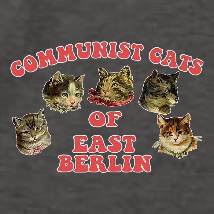 Communist Cats Of East Berlin Kitten Saying Vector Backpack