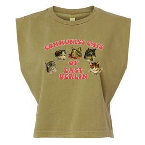 Communist Cats Of East Berlin Kitten Saying Garment-Dyed Women's Muscle Tee