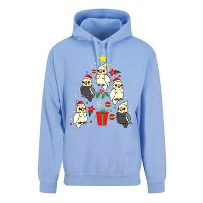 Cockatiel Christmas Ornament Tree Xmas Mom Dad Bird Gift Unisex Surf Hoodie