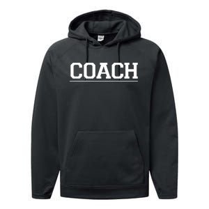 Coach Performance Fleece Hoodie