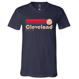 Cool Cleveland Ohio Baseball V-Neck T-Shirt