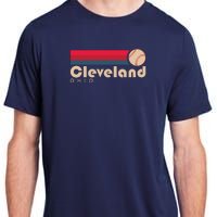 Cool Cleveland Ohio Baseball Adult ChromaSoft Performance T-Shirt