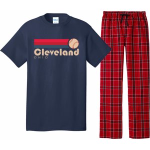 Cool Cleveland Ohio Baseball Pajama Set