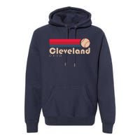 Cool Cleveland Ohio Baseball Premium Hoodie