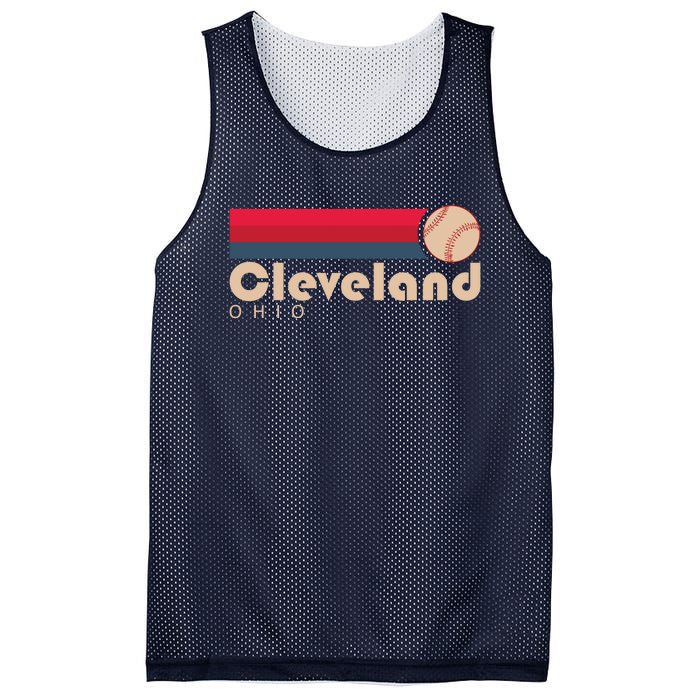 Cool Cleveland Ohio Baseball Mesh Reversible Basketball Jersey Tank