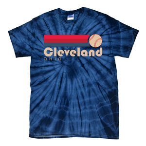 Cool Cleveland Ohio Baseball Tie-Dye T-Shirt