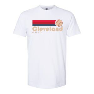 Cool Cleveland Ohio Baseball Softstyle CVC T-Shirt