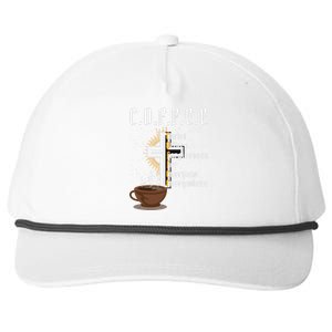 Coffee Christ Offers Forgiveness For Everyone Everywhere Snapback Five-Panel Rope Hat