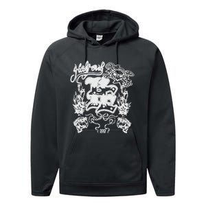 Collage Performance Fleece Hoodie