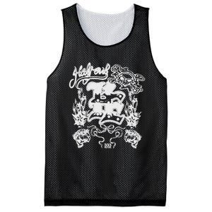 Collage Mesh Reversible Basketball Jersey Tank