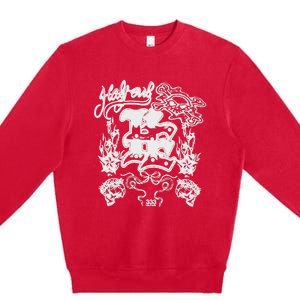 Collage Premium Crewneck Sweatshirt