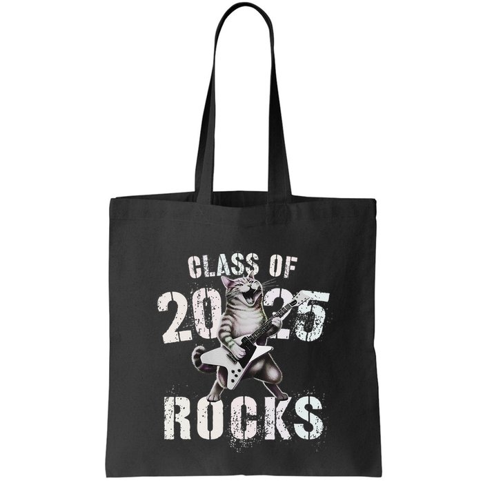 Cat Class Of 2025 Rocks Cat Graduated Signature Party Bag