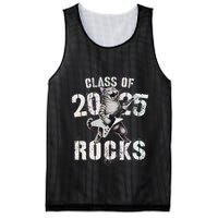 Cat Class Of 2025 Rocks Cat Graduated Signature Party Mesh Reversible Basketball Jersey Tank