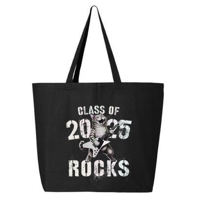 Cat Class Of 2025 Rocks Cat Graduated Signature Party 25L Jumbo Tote