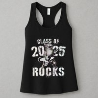 Cat Class Of 2025 Rocks Cat Graduated Signature Party Womens Tank Top
