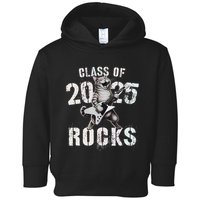 Cat Class Of 2025 Rocks Cat Graduated Signature Party Toddler Hoodie