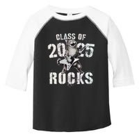 Cat Class Of 2025 Rocks Cat Graduated Signature Party Toddler Fine Jersey T-Shirt