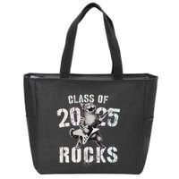 Cat Class Of 2025 Rocks Cat Graduated Signature Party Zip Tote Bag