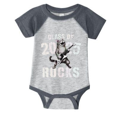 Cat Class Of 2025 Rocks Cat Graduated Signature Party Infant Baby Jersey Bodysuit